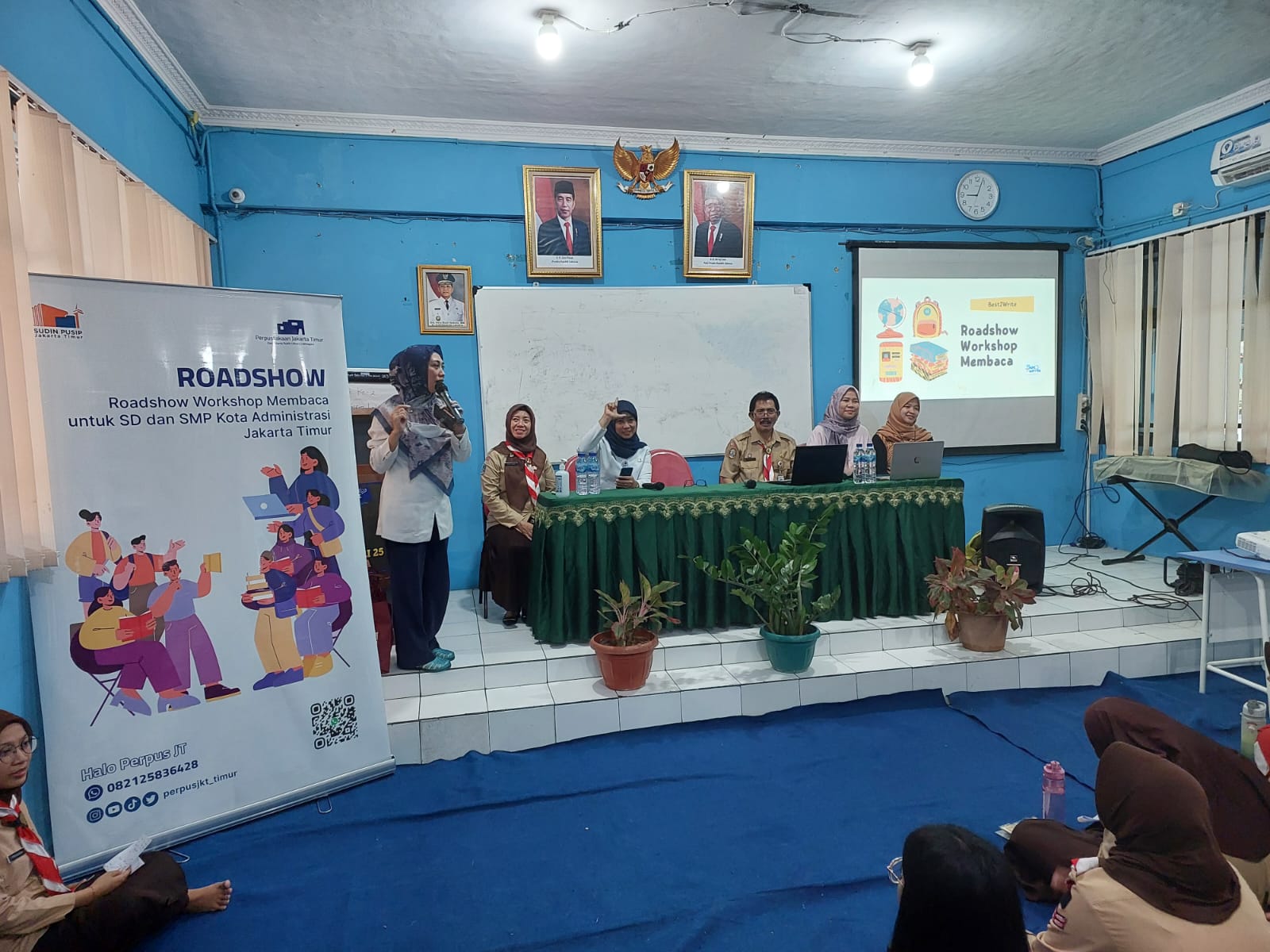 Roadshow Workshop Membaca Di SMP Negeri 25 Jakarta